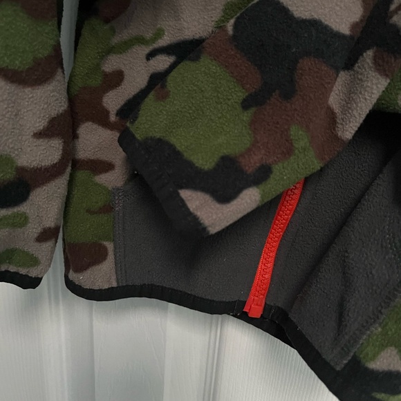 THE NORTH FACE CAMO CAMOFLAUGE FLEECE JACKET Full Zip Toddler Baby 18 24 months - Picture 7 of 11
